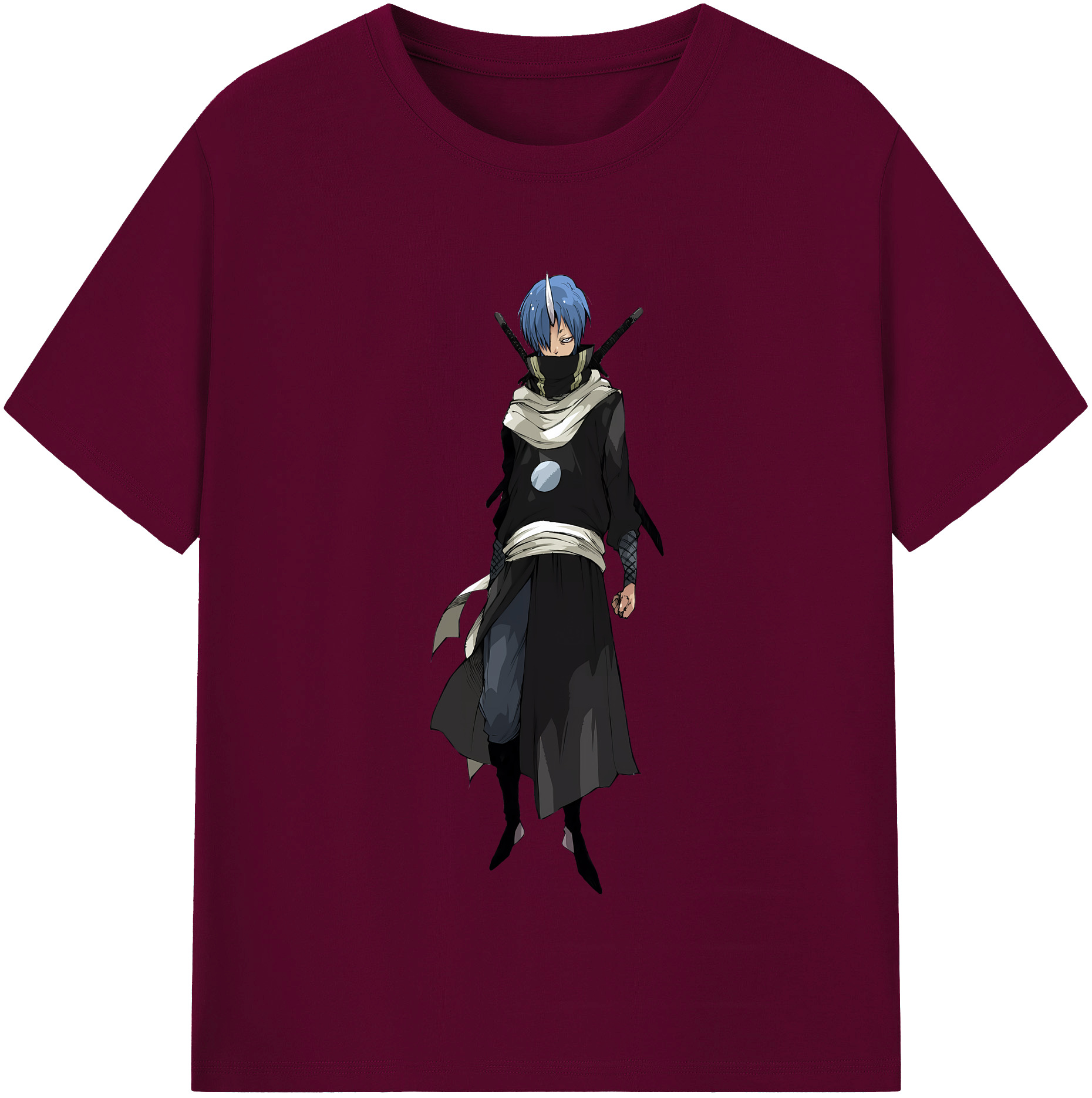 （画像用） 転スラ Regarding Reincarnated to Slime レディースカジュアルプリントTシャツ（綿100％）